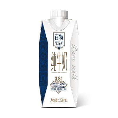 【现货已到】天友百特纯牛奶梦幻装250ml*10盒3.8g优质乳蛋白高钙低脂营养早餐奶 梦幻装250ml*10盒