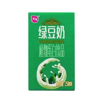 天友绿豆奶植物蛋白饮品250ml*24盒装整箱重庆
