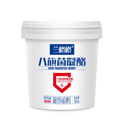 兰格格八旗菌凝酪760g凝固型酸奶8种活的益生菌整箱