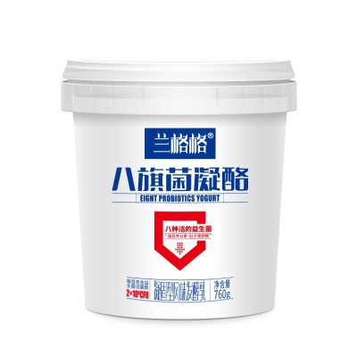 兰格格八旗菌凝酪760g凝固型酸奶8种活的益生菌整箱