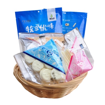 蒙亮 内蒙古特产奶酪组合礼包 牧享优味奶豆奶片奶疙瘩500g 奶酪组合礼包