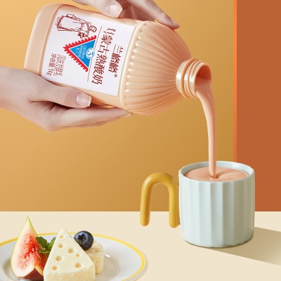 兰格格蒙古炭烧熟酸奶蒙马苏里乳酪低温酸奶1kg组合装