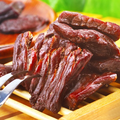 蒙亮 手撕风干牛肉干 正宗牛肉干内蒙古特产 办公室休闲零食 肉干肉脯孕妇无添加