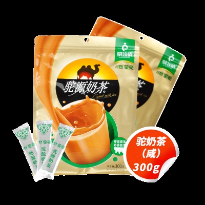 蒙亮 蒙古奶茶咸味速溶固体饮料早餐茶红枣味奶茶粉甜味独立小包装 古法制作 蒙古奶茶【咸味】400g