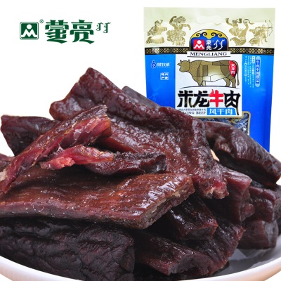蒙亮 米龙手撕风干牛肉干458g内蒙古牛肉干草原特产 休闲零食 肉干肉脯