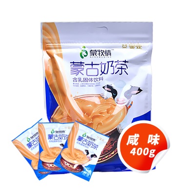 蒙亮蒙古奶茶冲饮速溶固体饮料早餐茶红枣味奶茶粉便携独立包袋装