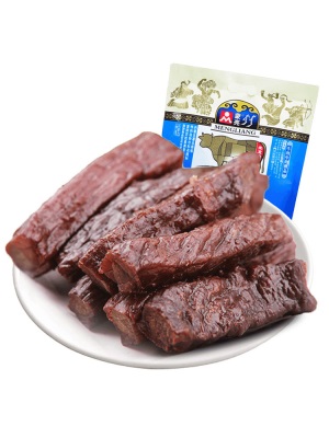 蒙亮米龙牛肉干内蒙古手撕风干肉干正宗孕妇零食特产袋装熟食458g